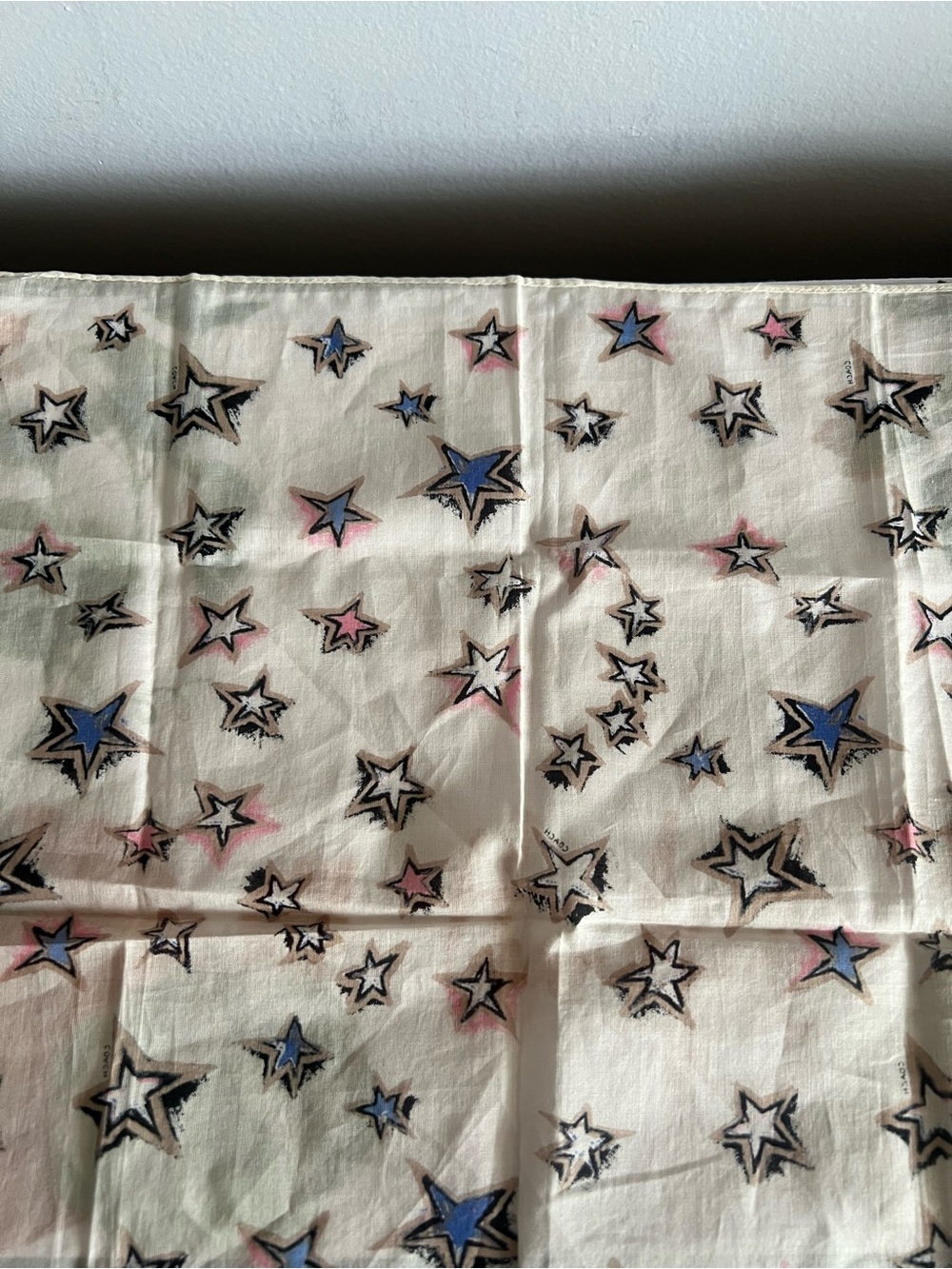 Coach Star Scarf RARE HTF - Picture 6 of 7